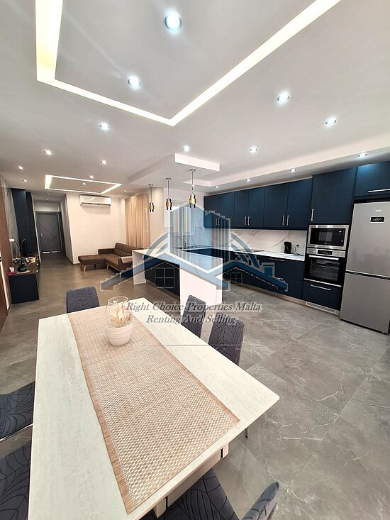 Brand New Designer Finished 3 Bedroom Apartment To Let In Mosta