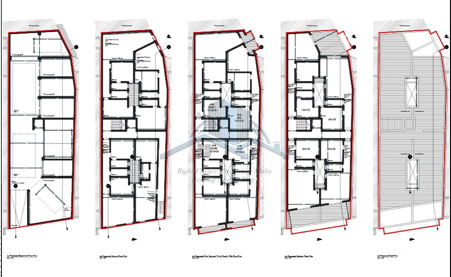 Brand New Block For Sale On Plan In Msida